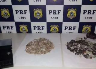 Mulher é presa pela PRF com pedras de diamante avaliadas em R$ 700 mil