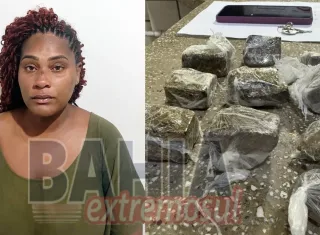Mulher é presa por tráfico de drogas durante ação policial em Itanhém