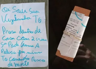 Mulher mantida em cárcere é resgatada após jogar bilhete com pedido de socorro no quintal de vizinha: 'Tô com risco de morte'