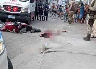 Mulher morre ao colidir Biz com caminhão no São Lourenço