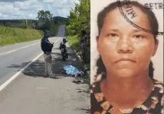 Mulher morre atropelada na BR 101 em Teixeira de Freitas
