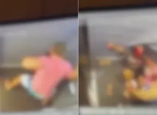Mulher tem rosto desfigurado ao ser agredida com mais de 60 socos por namorado dentro de elevador; veja o vídeo