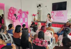 Mulheres de Itabatã protagonizam ação do “Outubro Rosa” em defesa da saúde, da prevenção e do autocuidado