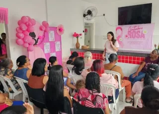 Mulheres de Itabatã protagonizam ação do “Outubro Rosa” em defesa da saúde, da prevenção e do autocuidado