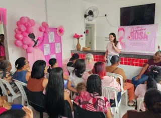 Mulheres de Itabatã protagonizam ação do “Outubro Rosa” em defesa da saúde, da prevenção e do autocuidado