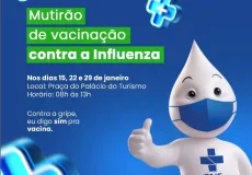 Mutirão de vacinação contra Influenza em Prado acontece nos dias 15, 22 e 29 desse mês em Prado