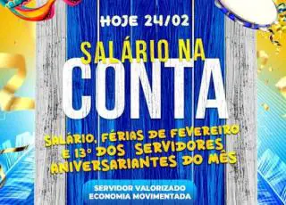 Na conta: Mucuri antecipa salários, férias e 13º de fevereiro e servidores passam período do carnaval com dinheiro no bolso