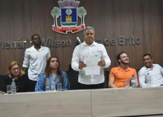 Na presença de autoridades, prefeito Zico de Baiato, assina ordens de serviço para obras avaliadas em 20 milhões para Alcobaça