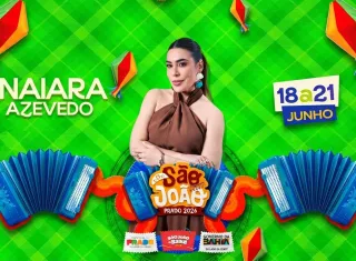 Naiara Azevedo é a primeira atração confirmada do São João de Prado 2026