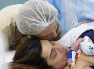 Nasce Dom, primeiro filho de Lauana Prado