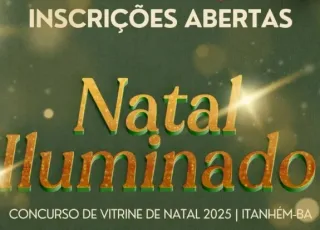 Natal Iluminado Itanhém 2025: Concurso de Vitrines incentiva criatividade e fortalece o comércio local 