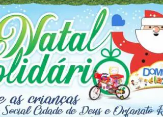 Natal Solidário realizado pelo Programa Domingo é Lazer acontece neste domingo, 16