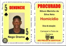 “Nego Drama”, integrante do Baralho do Crime com sete mandados de prisão morre em confronto com policiais 
