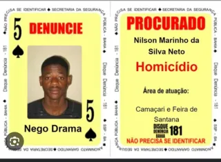 “Nego Drama”, integrante do Baralho do Crime com sete mandados de prisão morre em confronto com policiais 