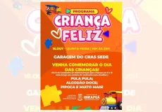 Nesta quinta (16): Programa Criança Feliz combina brincadeiras e multivacinação em Ibirapuã