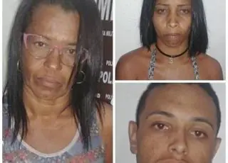 Unidos no crime e na prisão -Família de Teixeira com mandado de prisão em aberto é presa na Costa Dourada em Mucuri