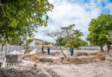 Nova praça com inspiração oriental começa a ser construída no Recanto do Lago, em Teixeira de Freitas