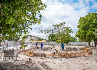 Nova praça com inspiração oriental começa a ser construída no Recanto do Lago, em Teixeira de Freitas