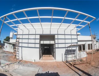 Nova Unidade de Saúde do Bela Vista chega a 64% e ganha novas etapas de infraestrutura
