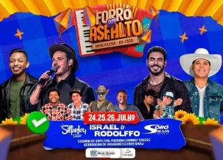 Nova Viçosa divulga programação completa do Forró do Asfalto 2026 e promete três dias de muita festa