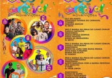 Nova Viçosa está preparada para o Carnaval 2024 com muita alegria e muitos shows 