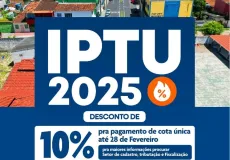 Nova Viçosa oferece 10% de desconto no IPTU para pagamento em cota única até 28 de fevereiro