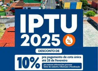 Nova Viçosa oferece 10% de desconto no IPTU para pagamento em cota única até 28 de fevereiro