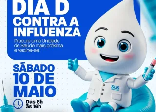 Nova Viçosa realiza Dia D de Vacinação contra a gripe neste sábado (10)