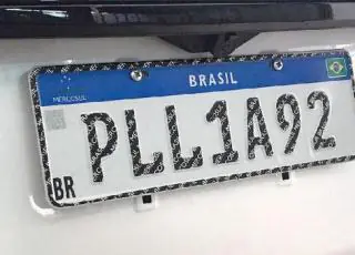Novas placas de veículos serão obrigatórias a partir de 31 de janeiro