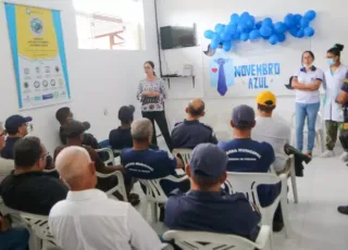Novembro Azul: saiba como foi o evento voltado a conscientização do câncer de próstata aos guardas municipais de Teixeira de Freitas
