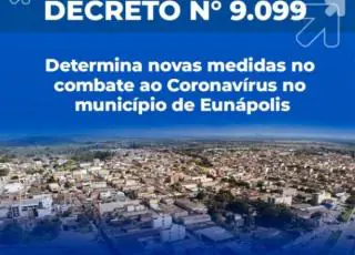 Novo decreto em Eunápolis multará pessoas que estiverem sem máscaras