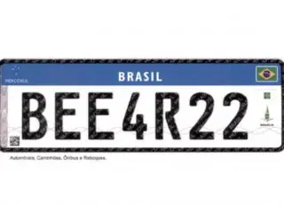 Novo modelo de placas de veículos começa a valer em 1º de setembro