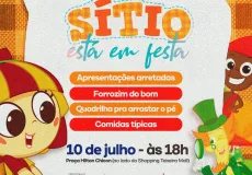 O sítio está em festa! Prefeitura Municipal convida para uma noite de tradição e alegria em Teixeira de Freitas