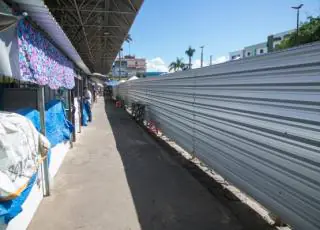 Obra de cobertura da parte externa do Mercadão Municipal é iniciada