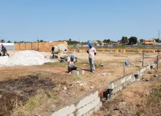 Obra de construção da moderna sede do CAPS no Jardim Califórnia está em ritmo acelerado em Mucuri