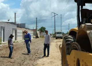 Obra de pavimentação da Av. das Galáxias no Bonadimam segue a todo vapor  