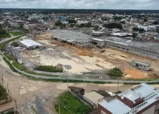 Obra do Hospital Costa das Baleias chega à metade da execução