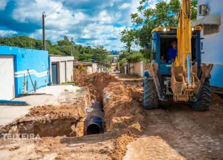 Obras de drenagem avançam no Jardim Caraípe e já atingem 90% de execução em Teixeira de Freitas