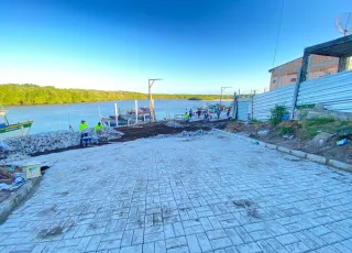 Obras do Cais dos Pescadores em Prado continuam em ritmo acelerado