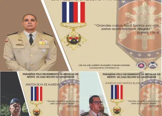 Oficiais do CPR-ES Recebem Medalha do Mérito da Casa Militar do Governador