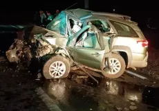 Oito morrem e dois ficam feridos em acidente com carros e moto na BR-491, em Minas Gerais