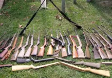 Operação Ártemis da CIPPA/PS E ICMBIO contra a caça ilegal apreendem 59 armas de fogo 