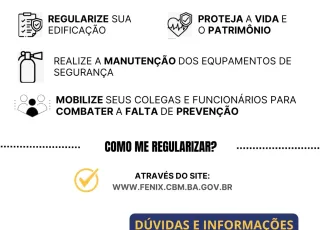 “Operação Bombeiro Total” vai fiscalizar nesta segunda-feira (20), estabelecimentos comercias em toda Bahia 