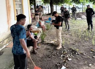 Operação conjunta mira pontos de tráfico e presta assistência a pessoas em situação de rua em Porto Seguro