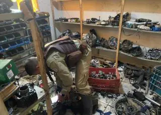 Operação Desmanche da PM  fiscaliza oficinas de motos em Teixeira de Freitas
