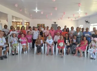Outubro Rosa: ação em Lar dos Idosos de Mucuri reforça prevenção e cuidados com a saúde da mulher