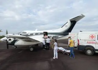 Paciente de Caravelas é transferida de avião para Salvador