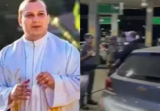 Padre é detido por embriaguez e confusão em posto de gasolina 