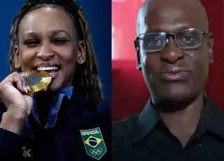 Pai de Rebeca Andrade morre; irmã da ginasta anuncia a perda nas redes