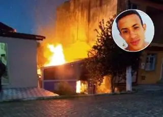Pai mata o filho e depois põe fogo na casa no interior da Bahia